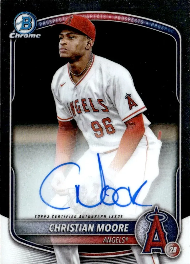 2025 Bowman Chrome Prospects Baseball Christian Moore #CPA-CMO