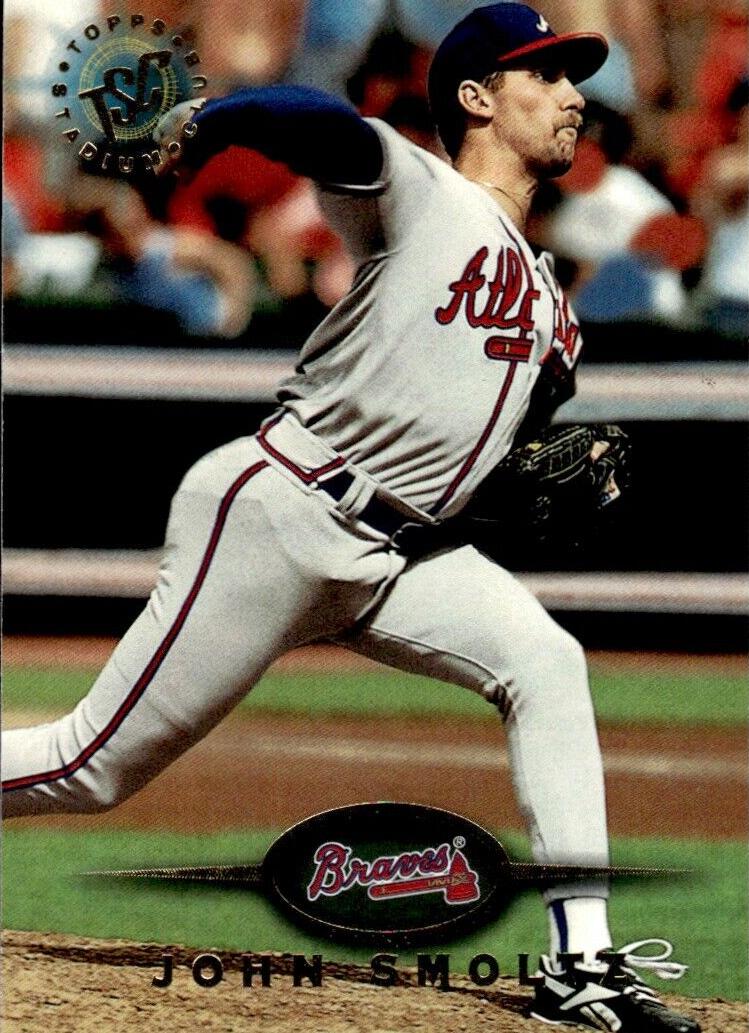 1995 Topps Stadium Club Baseball John Smoltz #397 PSA 9