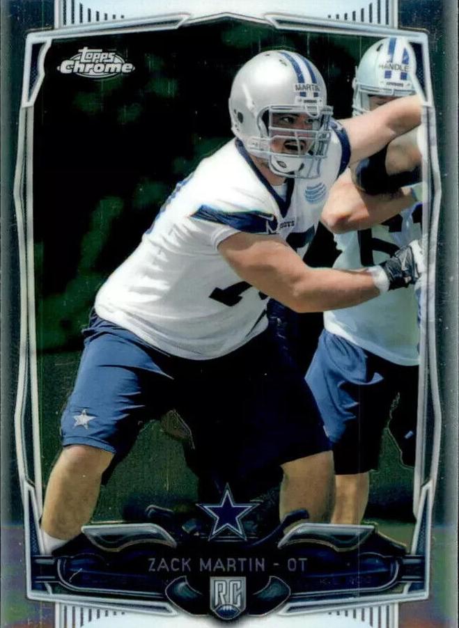2014 Topps Chrome Football Zack Martin #207 PSA 10