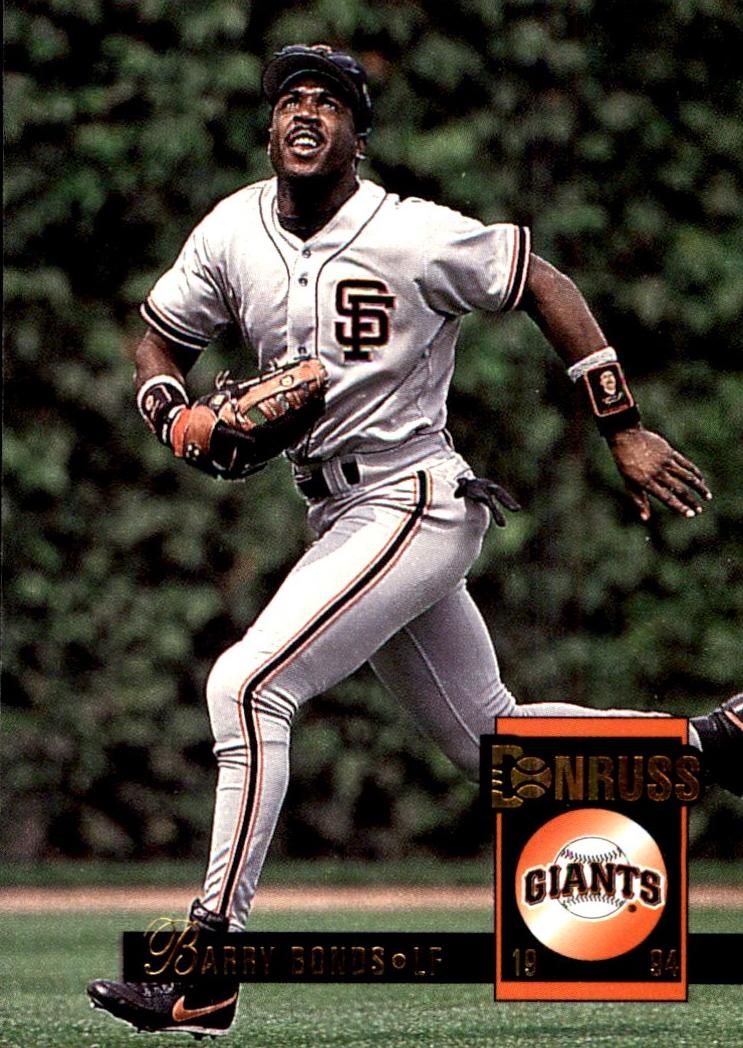 1994 Donruss Baseball Barry Bonds #349