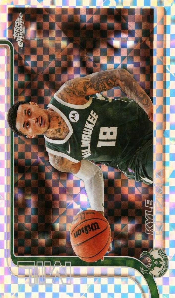2025 Topps Chrome Basketball X-Fractor Kyle Kuzma #118