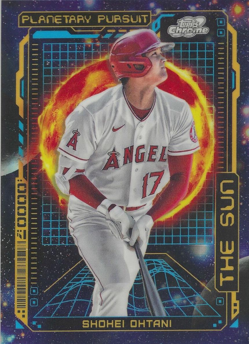 2023 Topps Cosmic Chrome Baseball Sun Shohei Ohtani #PPS-7 PSA 10