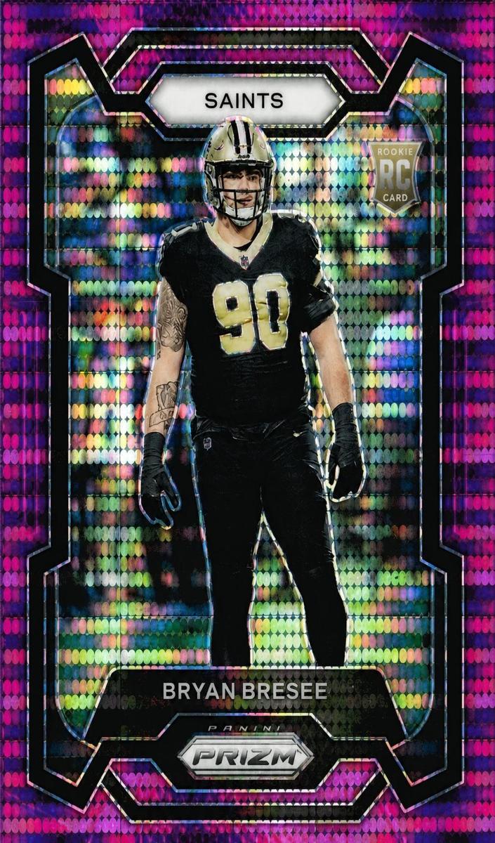 2023 Panini Prizm Football Purple Pulsar Bryan Bresee #372