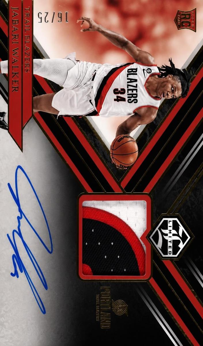 2022 Panini Chronicles Basketball Prime Jabari Walker #LRJ-JWA