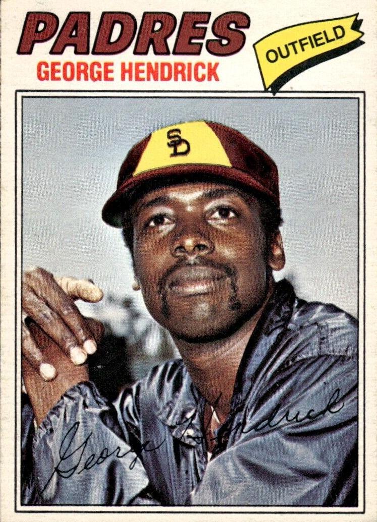 1977 O-Pee-Chee Baseball George Hendrick #218 PSA 9