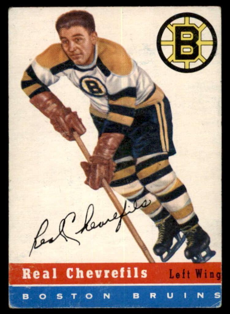 1954 Topps Hockey Real Chevrefils #6 PSA 7.5