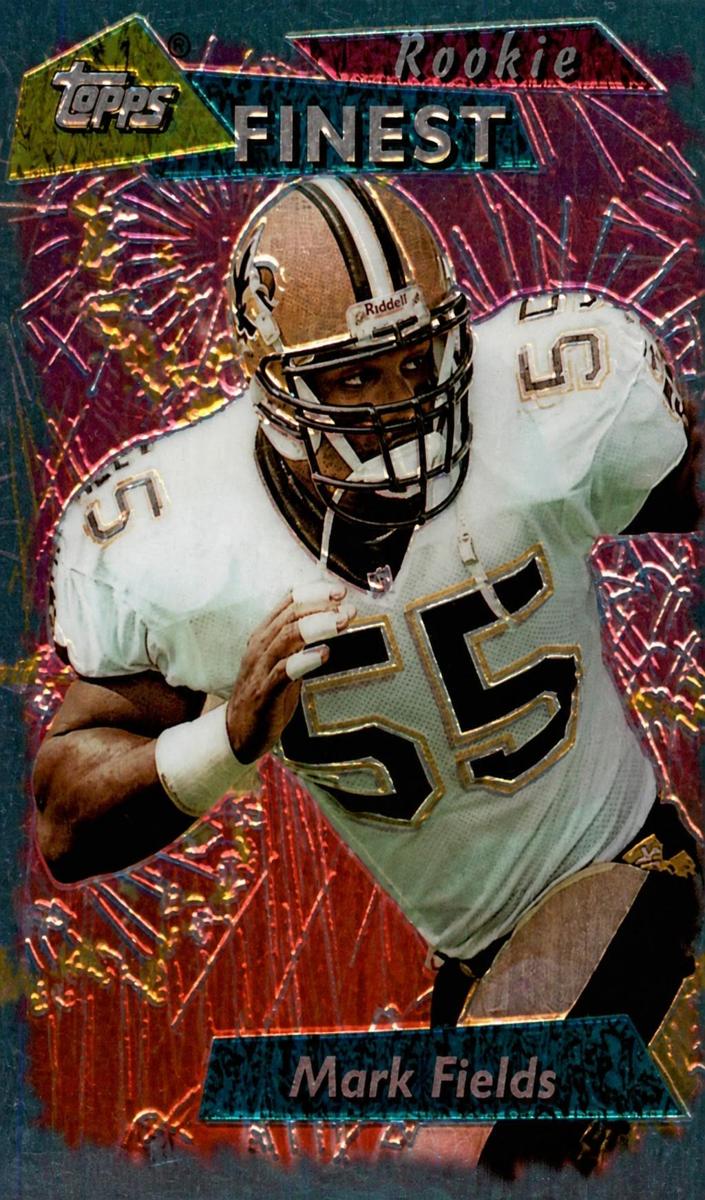 1995 Topps Finest Football Mark Fields #177