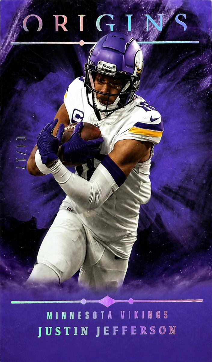 2024 Panini Origins Football Purple Justin Jefferson #9