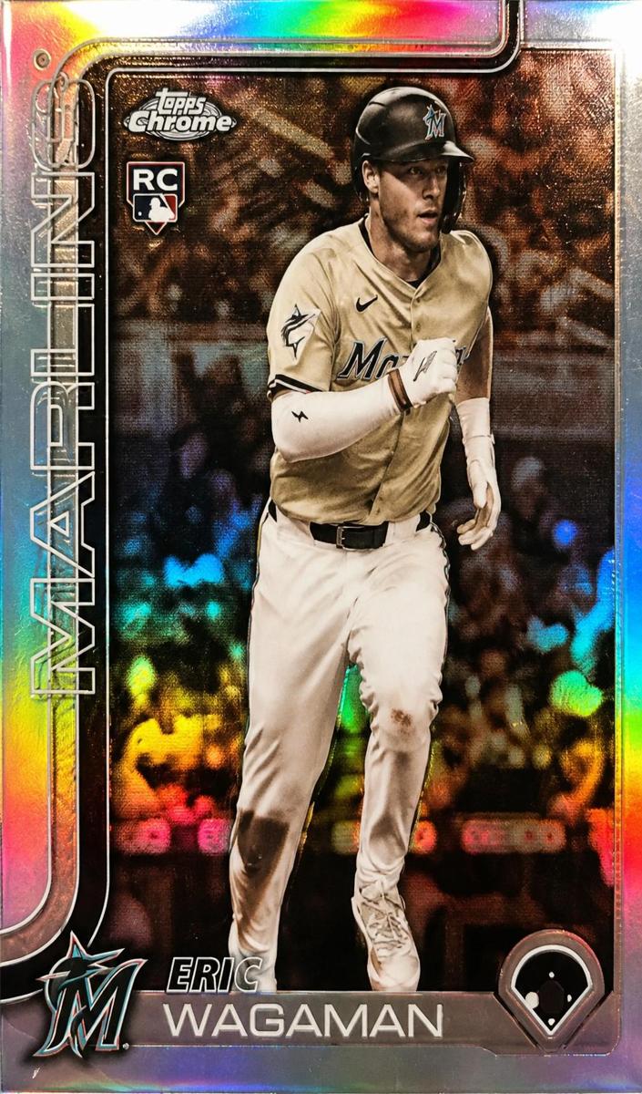 2025 Topps Chrome Update Baseball Sepia Refractor Eric Wagaman #USC56