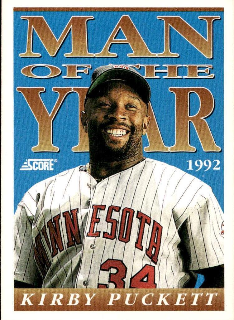 1993 Score Baseball Kirby Puckett #550 PSA 9