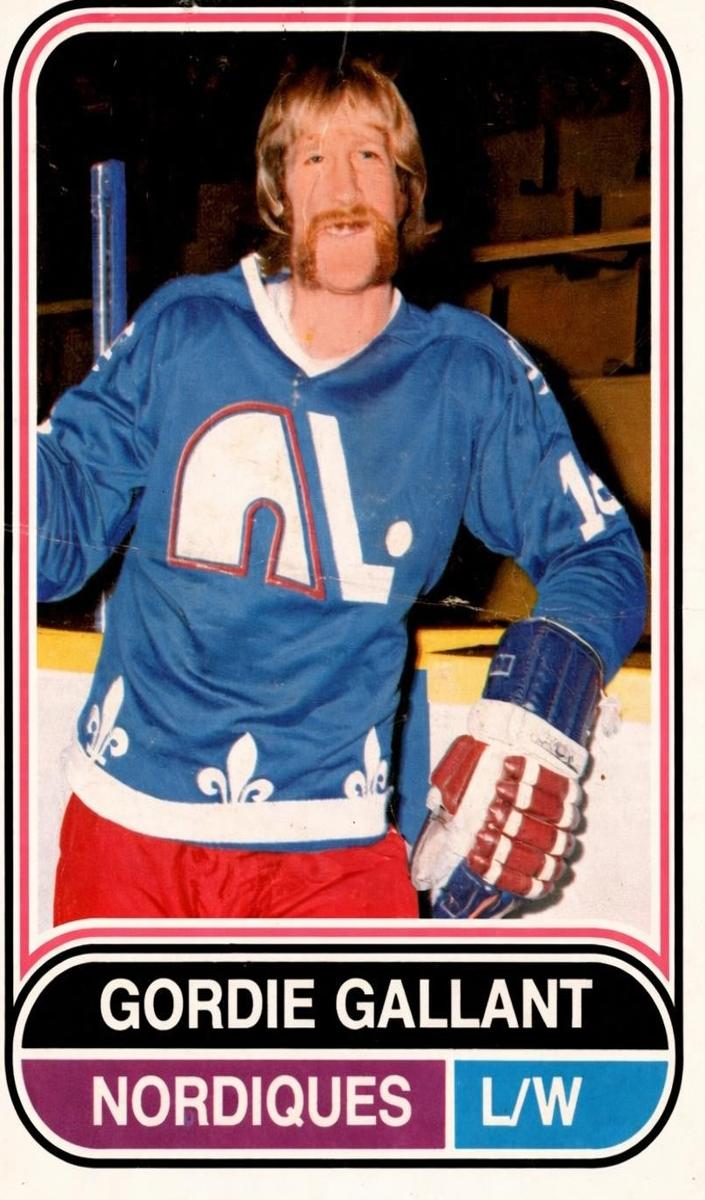 1975 O-Pee-Chee WHA Hockey Gordie Gallant #96