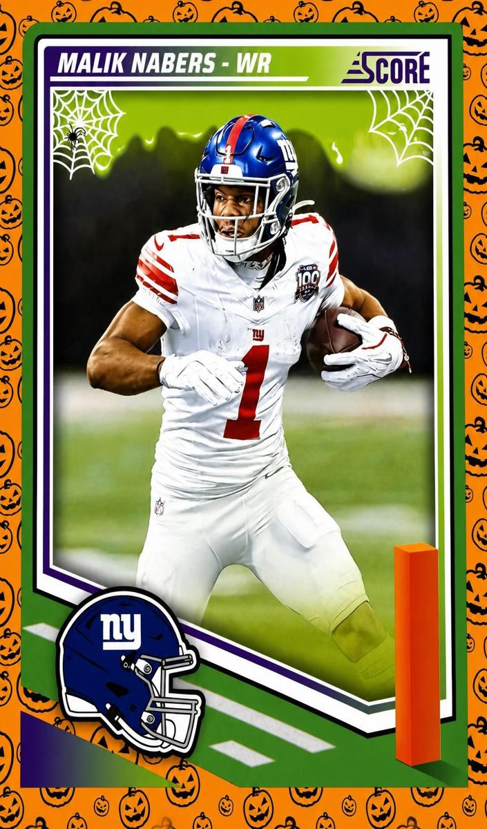 2025 Panini Score-A-Treat Football Malik Nabers #105