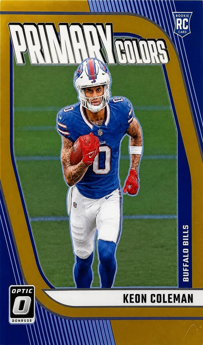 2024 Donruss Optic Football Gold Keon Coleman #10