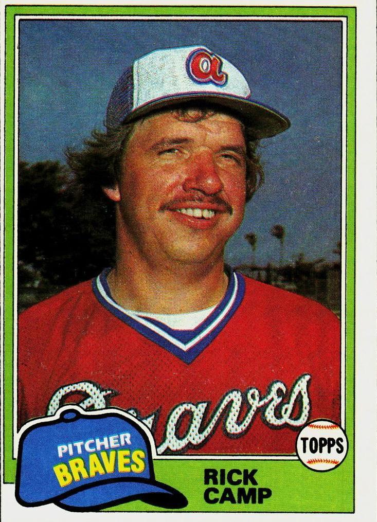 1981 Topps Baseball Rick Camp #87