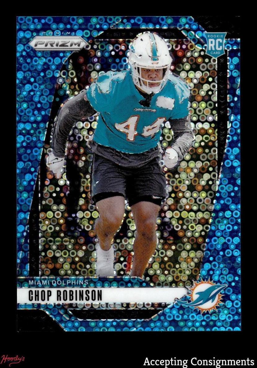 2024 Panini Prizm Football No Huddle Blue Chop Robinson #319