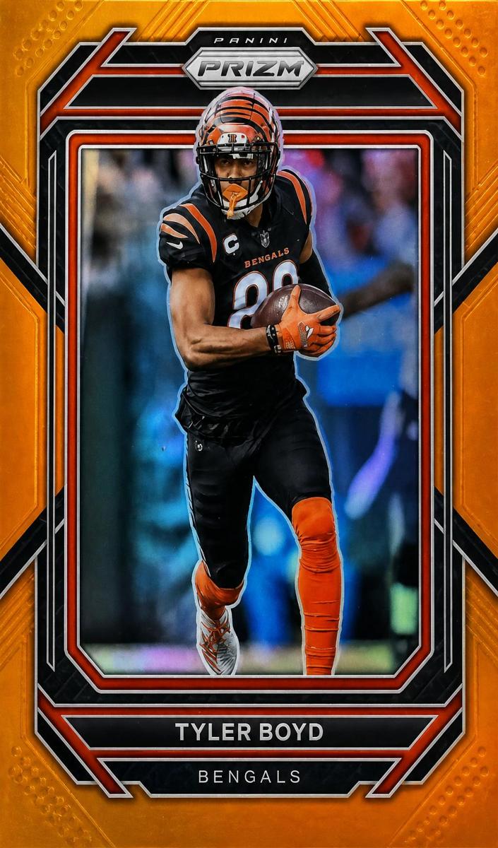 2022 Panini Prizm Football Orange Tyler Boyd #60