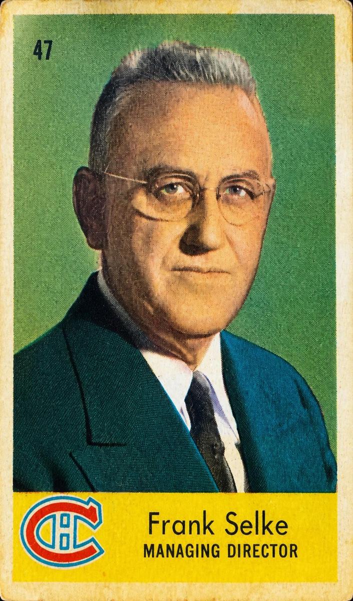 1959 Parkhurst Hockey Frank Selke #47 PSA 4