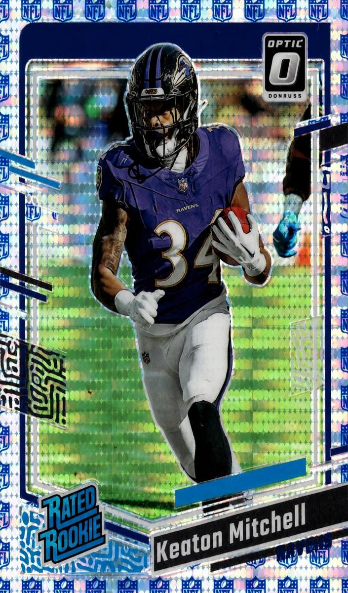 2023 Donruss Optic Football Shield Keaton Mitchell #207