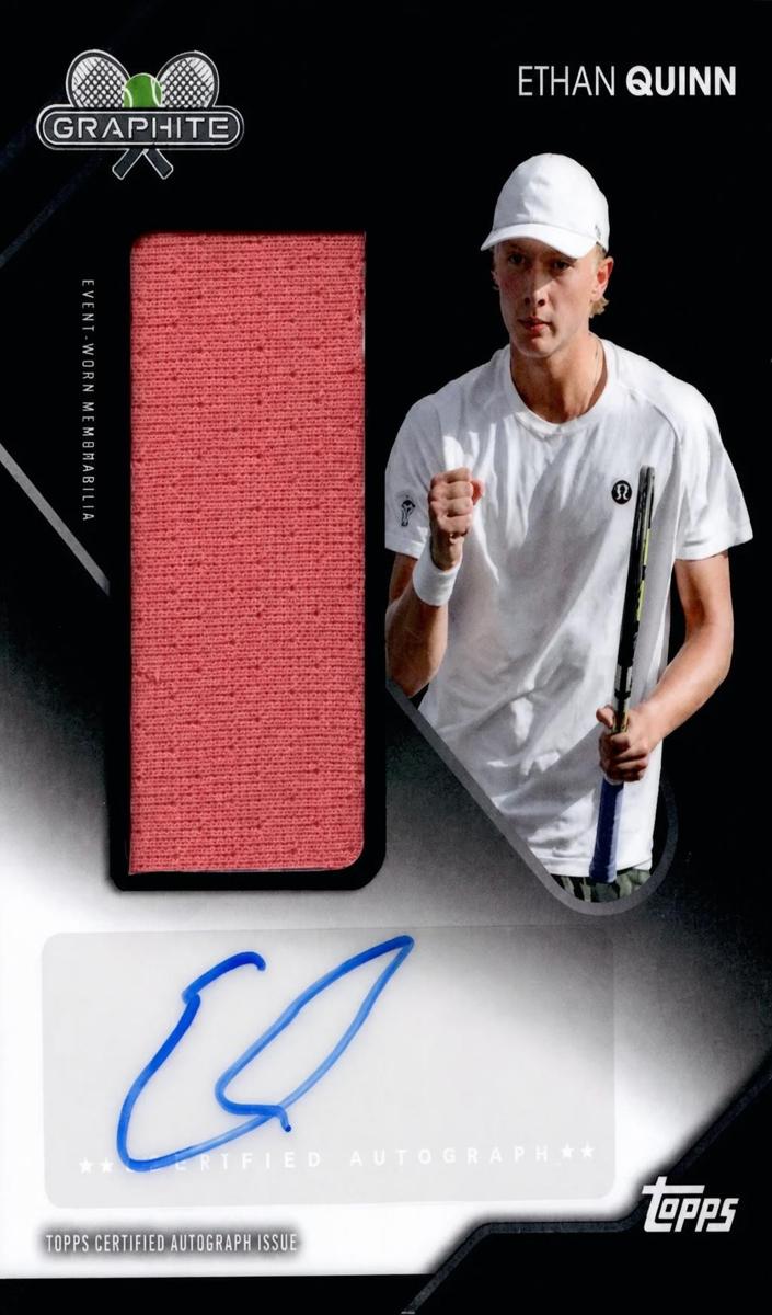 2026 Topps Graphite Tennis Ethan Quinn #GSR-EQN RAW Ungraded