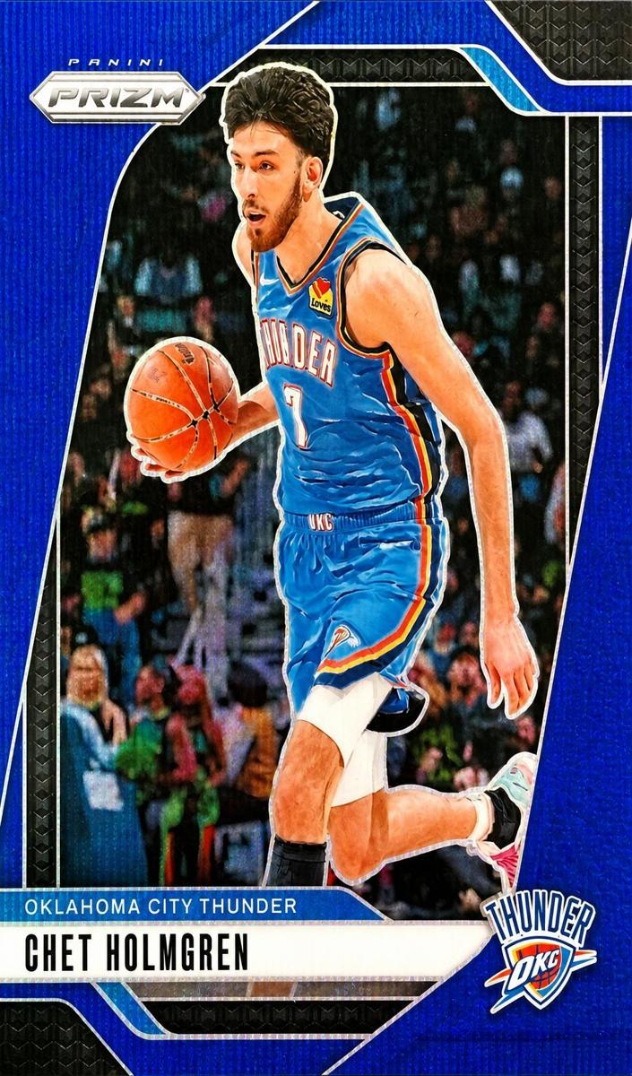 2024 Panini Prizm Basketball Blue Wave Chet Holmgren #17