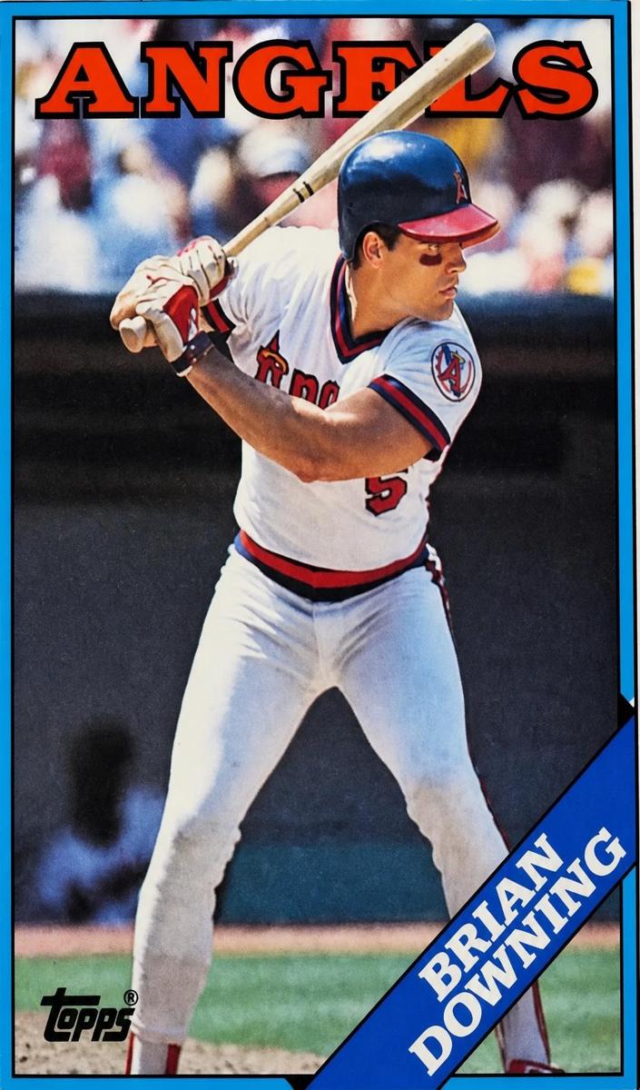 1988 Topps Baseball Brian Downing #331 PSA 7