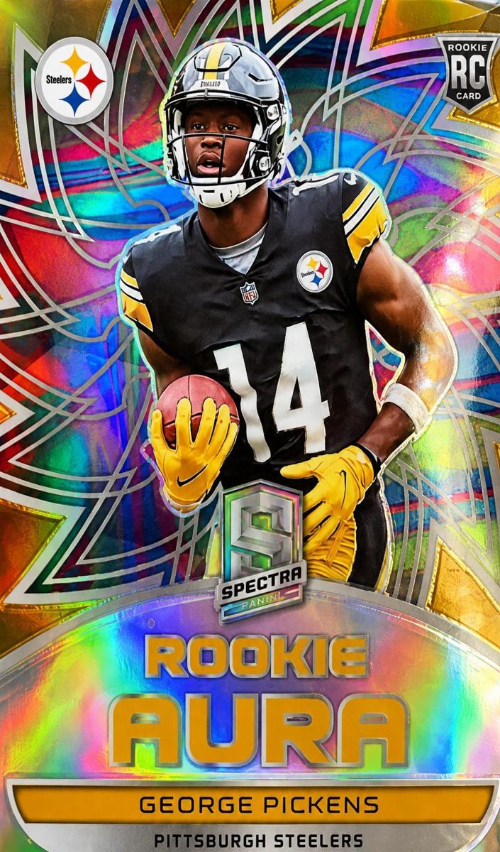 2022 Panini Spectra Football Neon Marble George Pickens #AUR-GPI