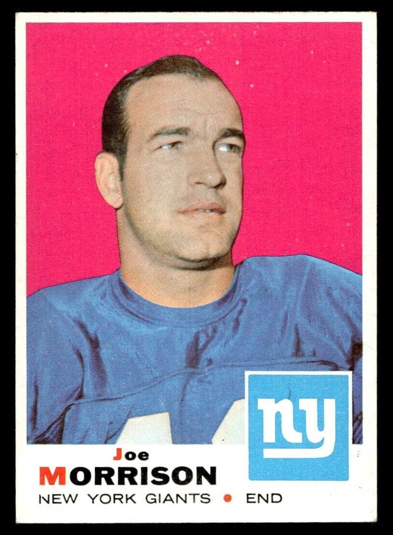 1969 Topps Football Joe Morrison #175