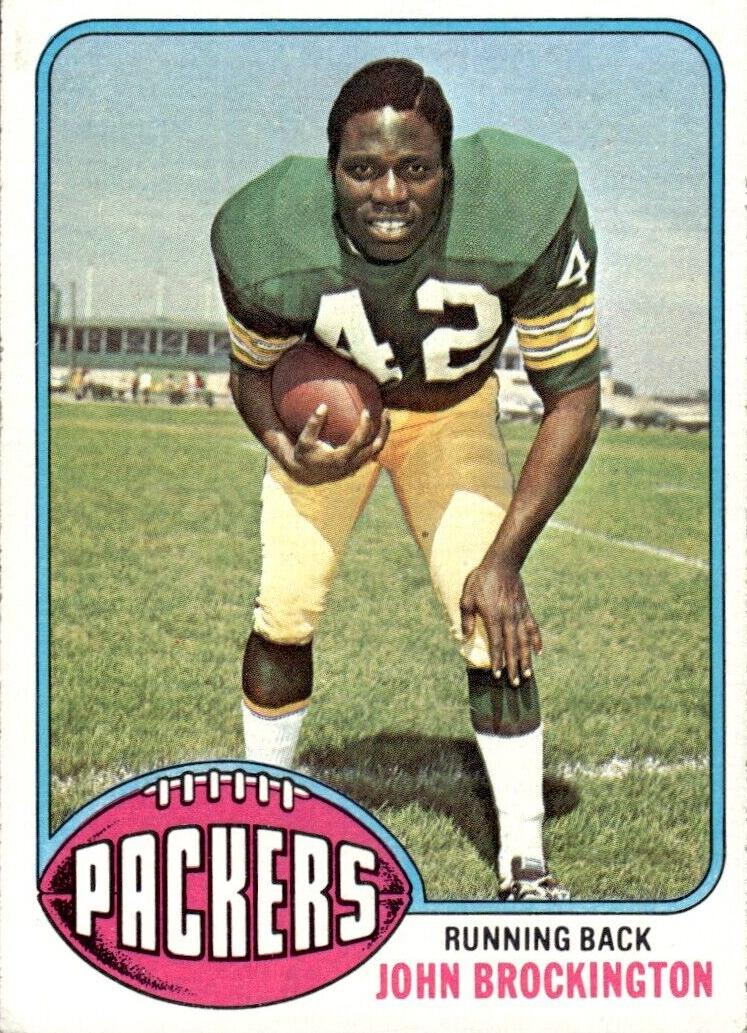 1976 Topps Football John Brockington #345 PSA 8.5