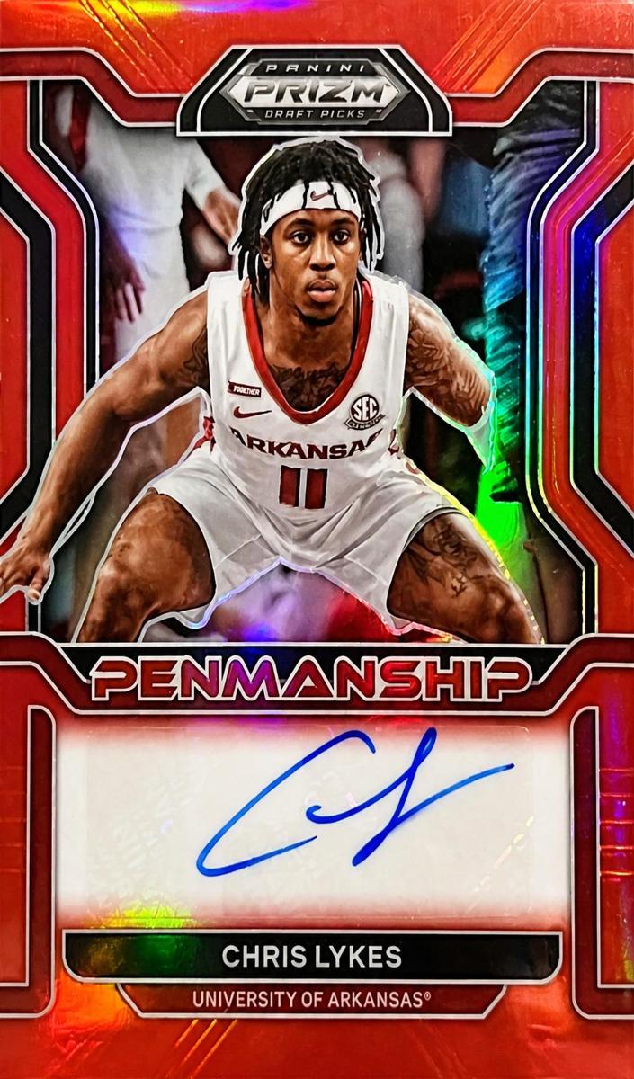2022 Panini Prizm Draft Picks Basketball Red Chris Lykes #CP-CLY