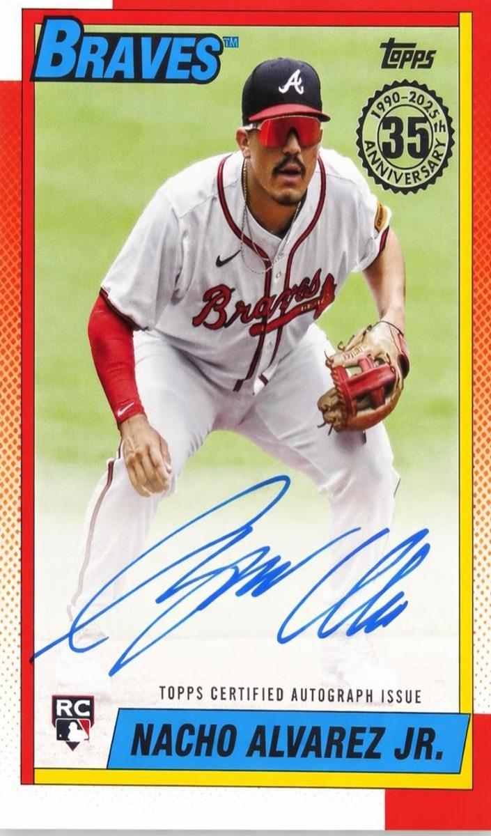 2025 Topps Baseball Nacho Alvarez Jr. #90A-NA