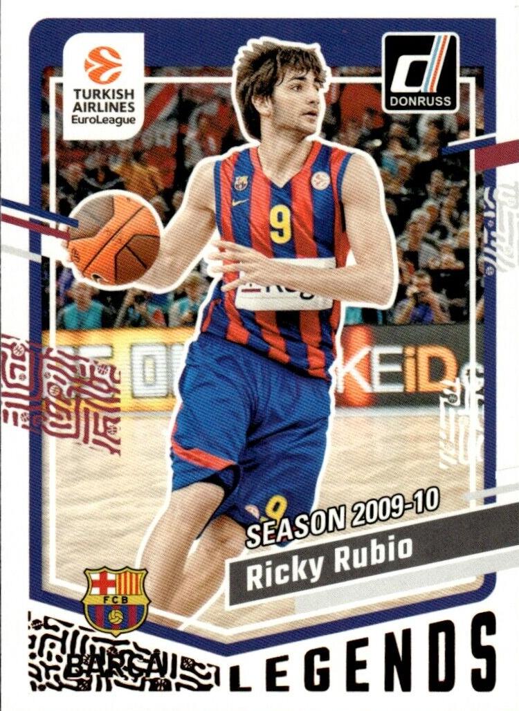 2023 Donruss Turkish Airlines EuroLeague Basketball Ricky Rubio #188