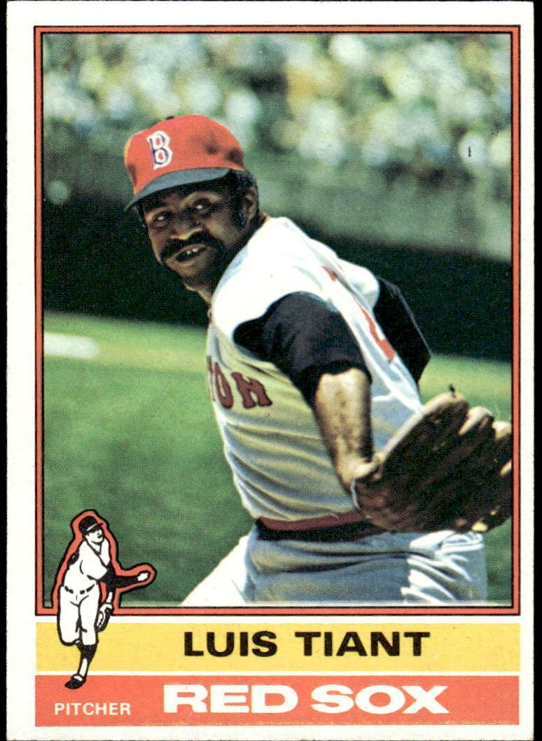 1976 Topps Baseball Luis Tiant #130 PSA 9