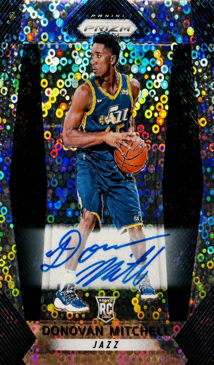 2017 Panini Prizm Basketball Fast Break Donovan Mitchell #117