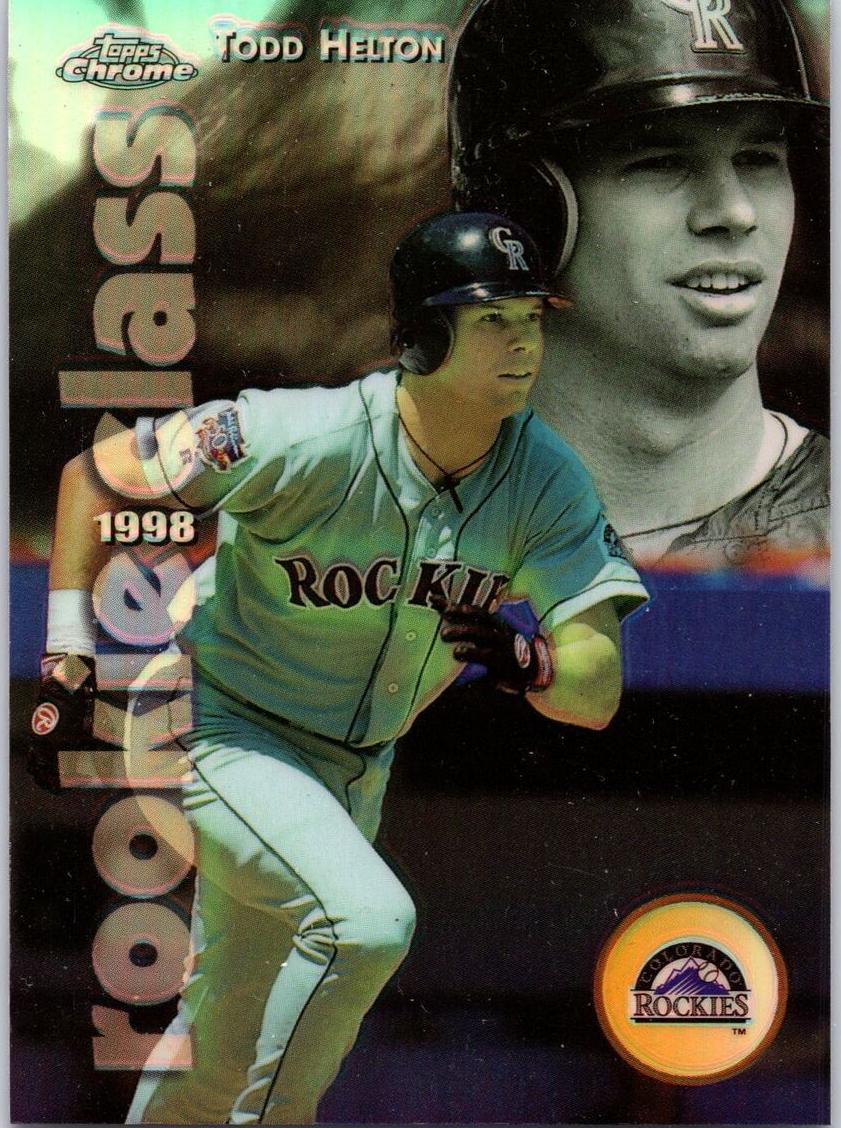 1998 Topps Chrome Baseball Refractor Todd Helton #R3