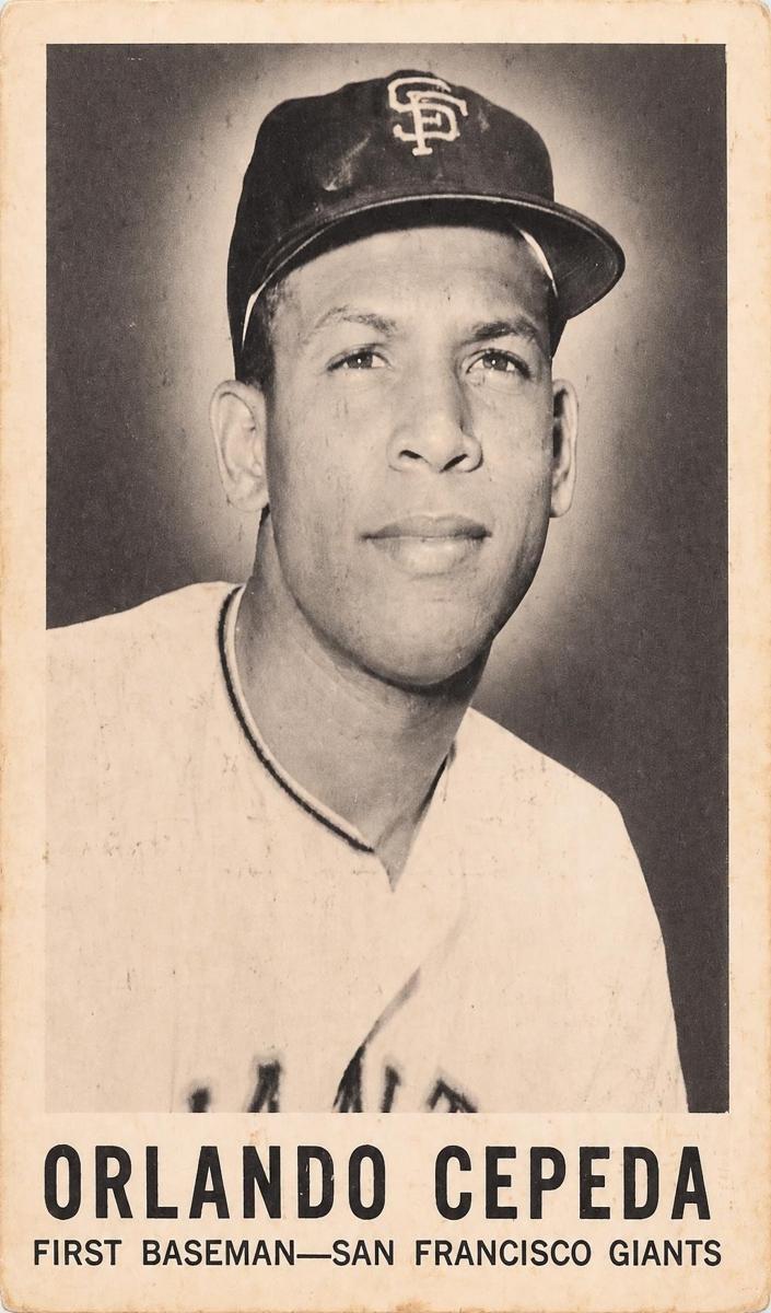 1960 Leaf Baseball Orlando Cepeda #128 PSA 7