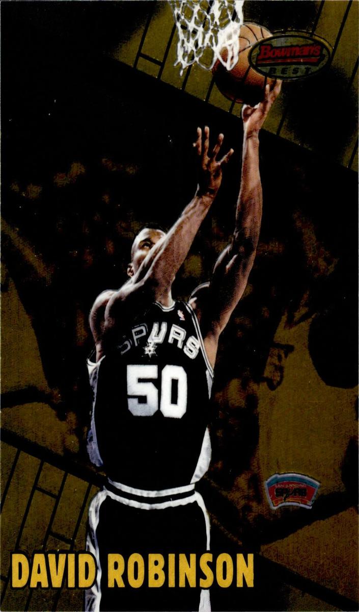 1999 Bowman's Best Basketball David Robinson #84