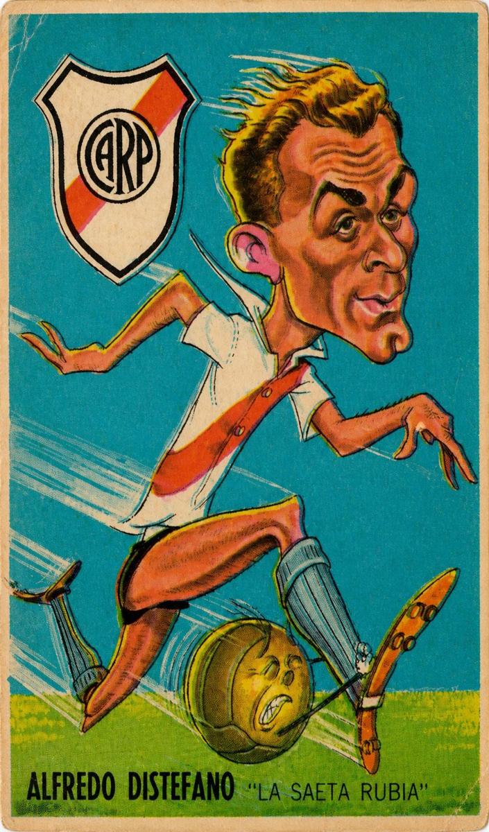 1967 Crack Figuritas Sport Soccer Alfredo Distefano #16 PSA 2