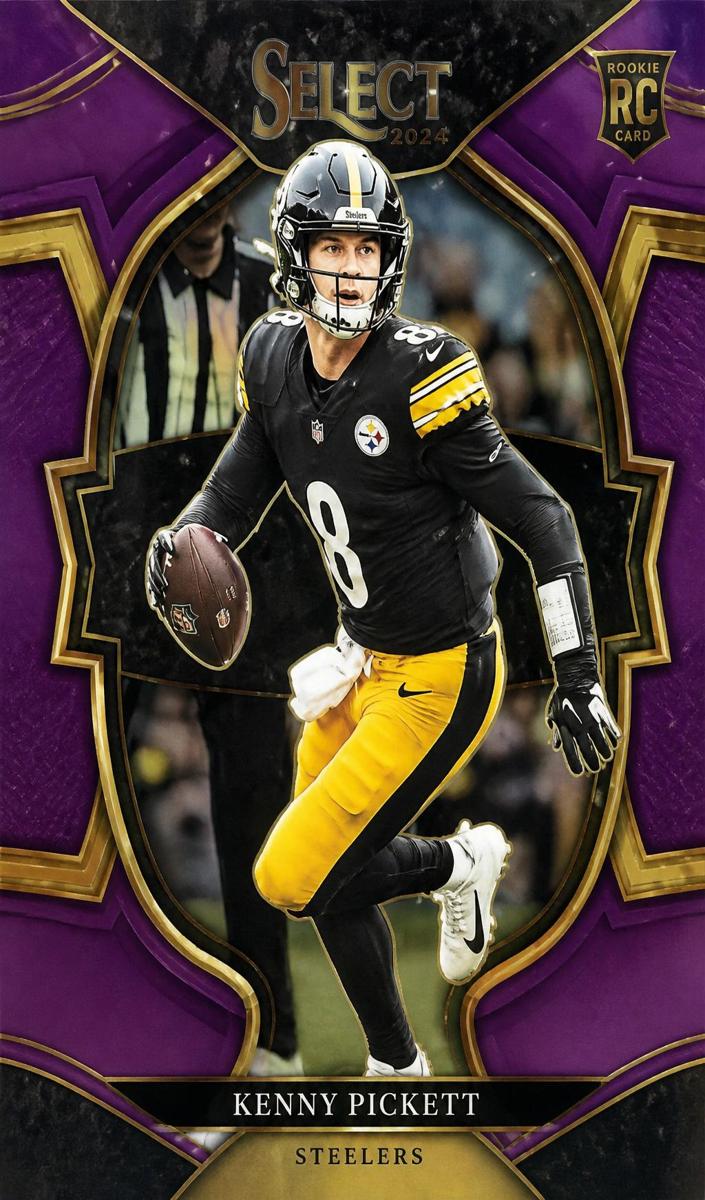 2022 Panini Select Football Purple Kenny Pickett #64 PSA 9