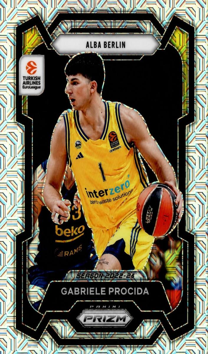 2023 Panini Prizm Turkish Airlines EuroLeague Basketball Mojo Gabriele Procida #185