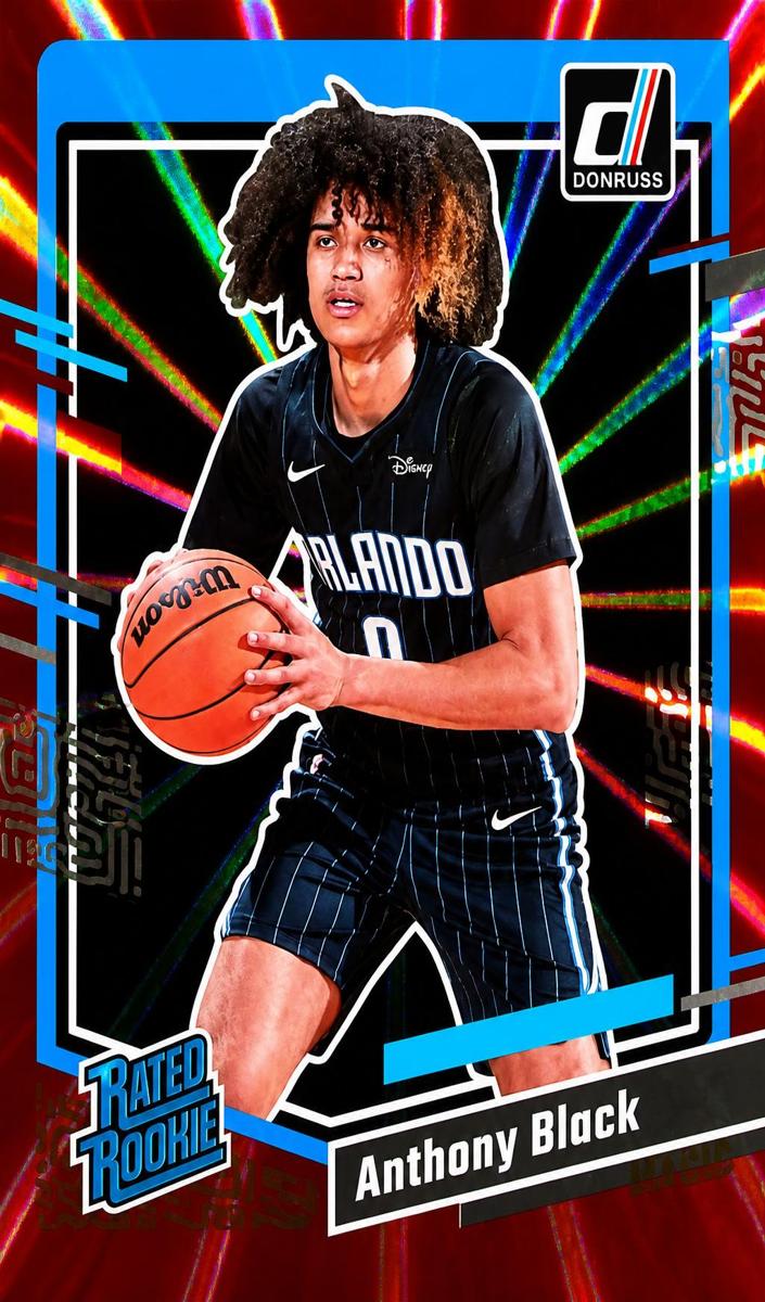 2023 Panini Donruss Basketball Holo Red Laser Anthony Black #202