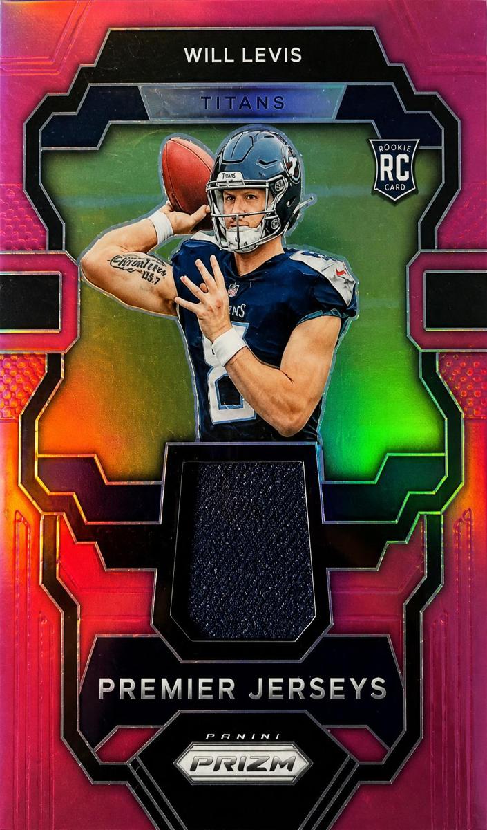 2023 Panini Prizm Football Pink Will Levis #PJ-WL PSA 9