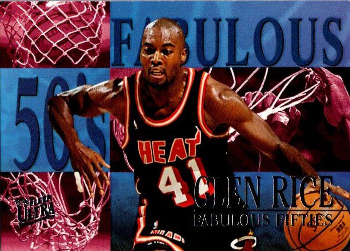 1995 Fleer Ultra Basketball Glen Rice #7