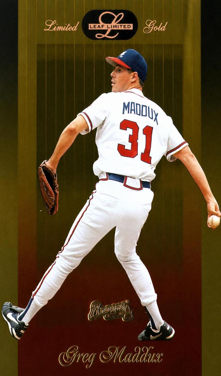 1996 Leaf Limited Baseball Gold Greg Maddux #10