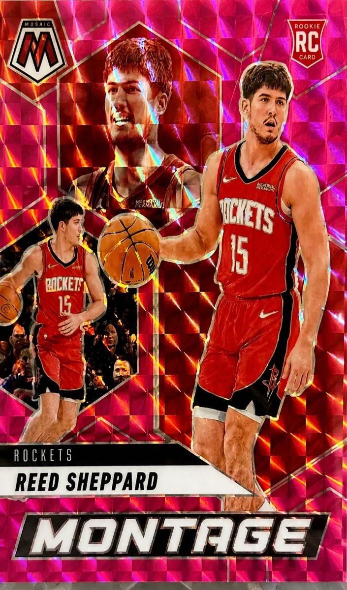 2024 Panini Mosaic Basketball Pink Reed Sheppard #16