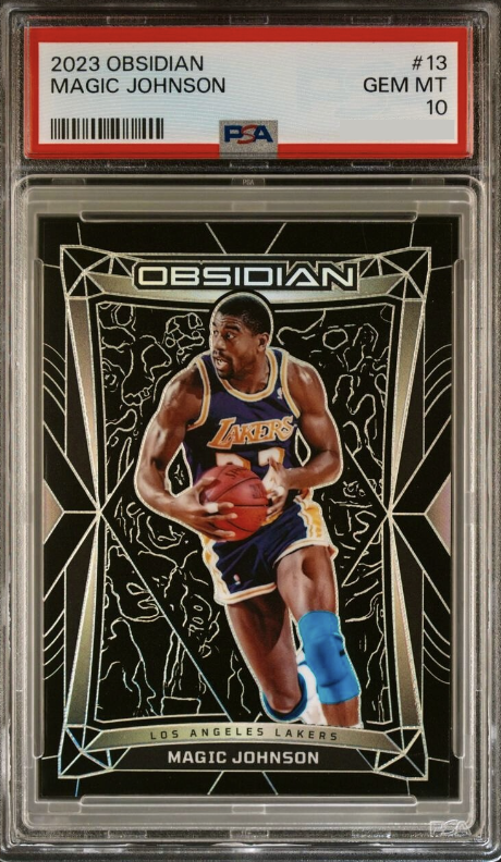 2023 Panini Obsidian Basketball Magic Johnson #13