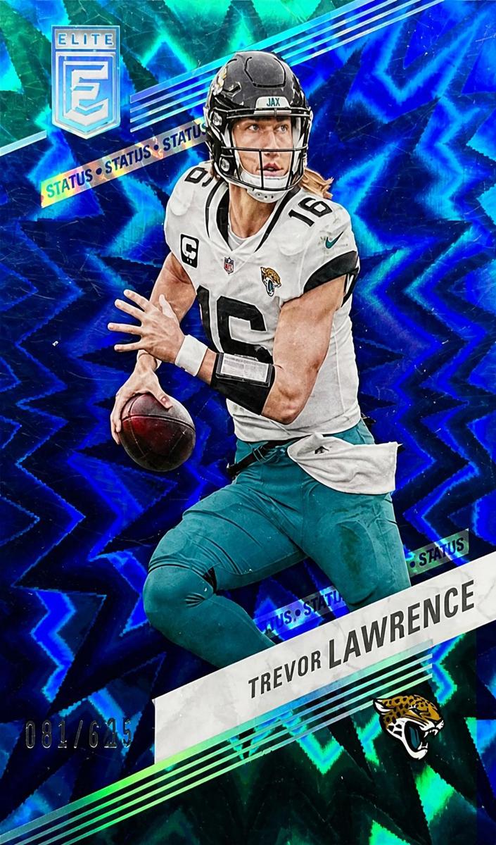 2023 Donruss Elite Football Status Explosion Trevor Lawrence #97 PSA 9