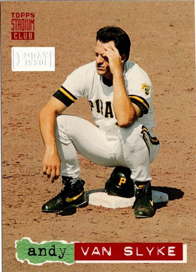 1994 Topps Stadium Club Baseball First Day Issue Andy Van Slyke #687