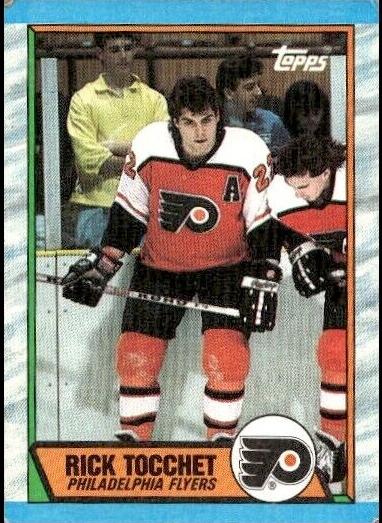 1989 Topps Hockey Rick Tocchet #80 PSA 9