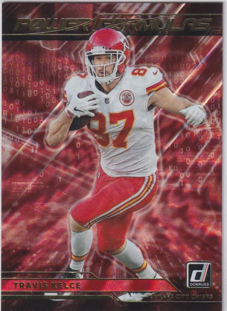 2021 Panini Donruss Football Travis Kelce #15 PSA 8