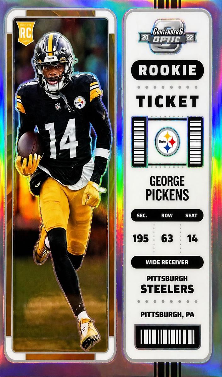 2022 Panini Contenders Optic Football Silver George Pickens #73